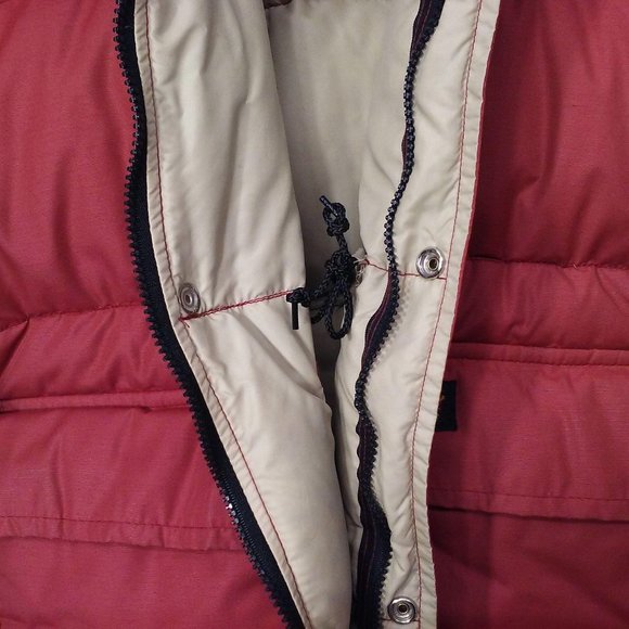 Vintage 70's Stearns Hansa-Branta Goose Down Puffer Parka Coat Mens-XL Rusty-Red - Picture 13 of 13